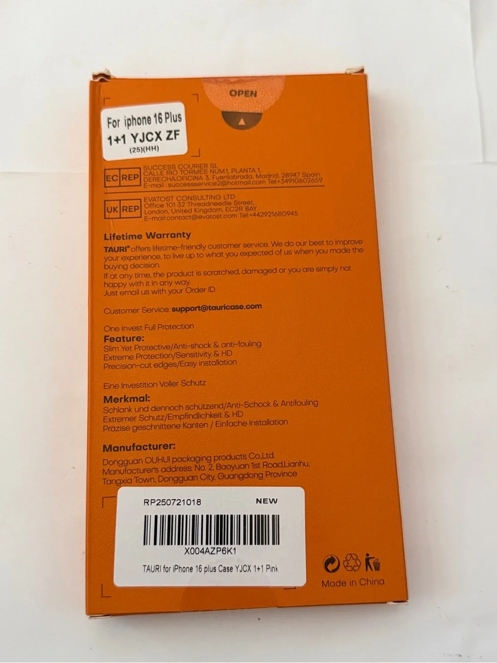 TAURI case for iPhone 16 Plus